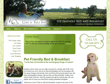 Tablet Screenshot of coatntailsinn.com